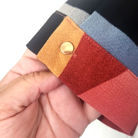 🏷️ City Chic Twist of Fate Geometric Midi Dress 18/20 - Picture 6 of 8